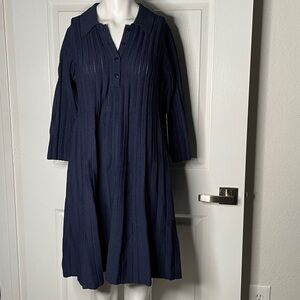 NWT Tuckernuck Pomander Place Knit Landry Long Sleeve Midi Dress